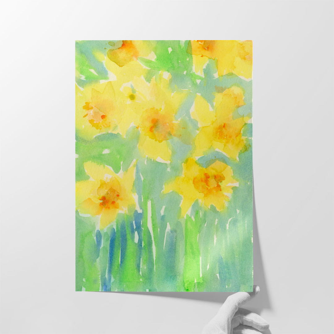 Daffodils II - Canvas Print Wall Art