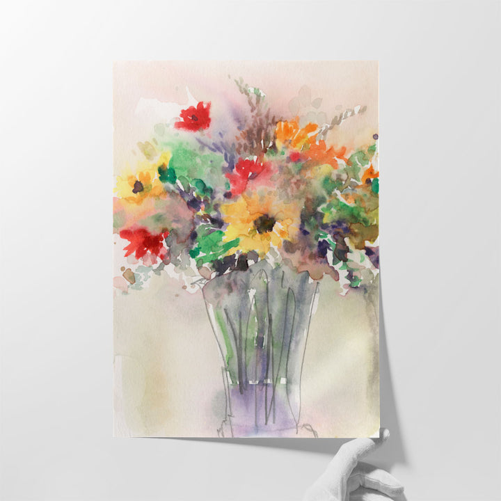 Fancy that Bouquet I - Canvas Print Wall Art