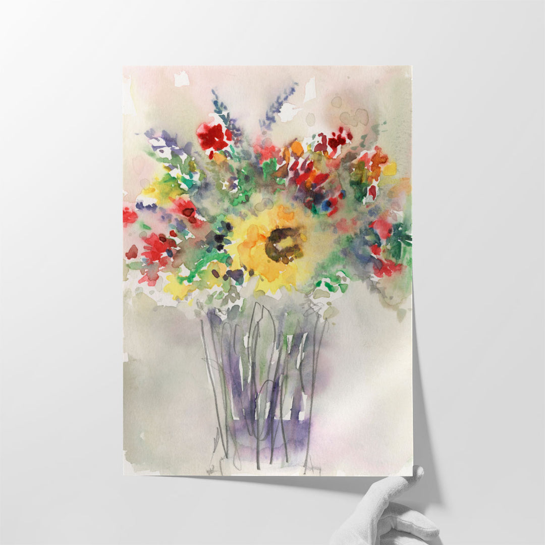 Fancy that Bouquet II - Canvas Print Wall Art