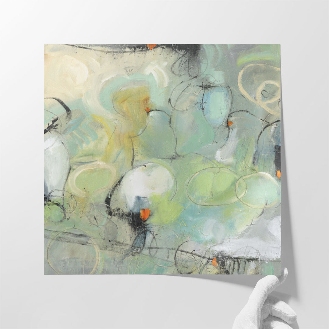 Cascade Abstract I - Canvas Print Wall Art