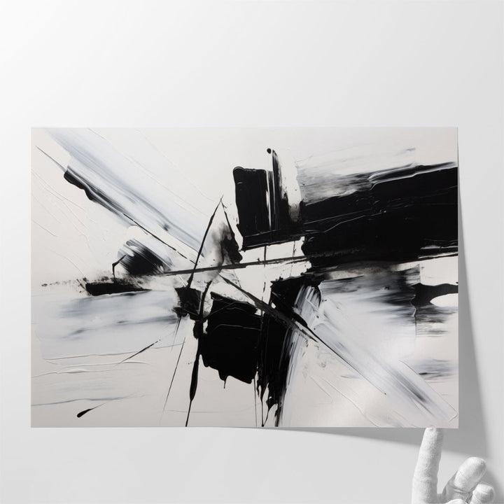 Monochrome Magic - Canvas Print Wall Art