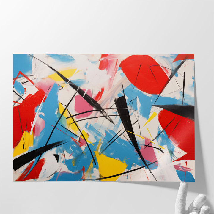 Joyful Art Attack - Canvas Print Wall Art