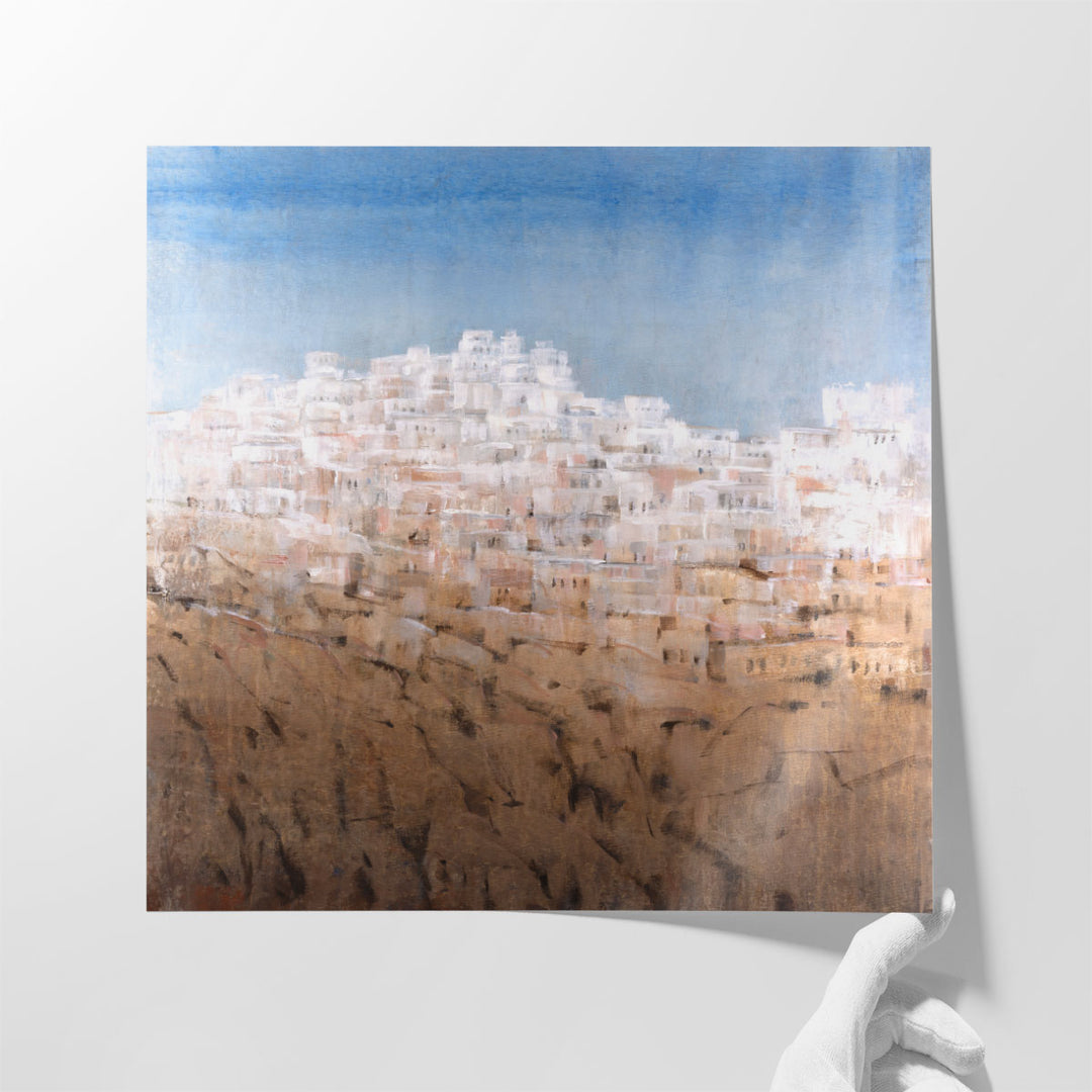 Hilltop Village I - Canvas Print Wall Art