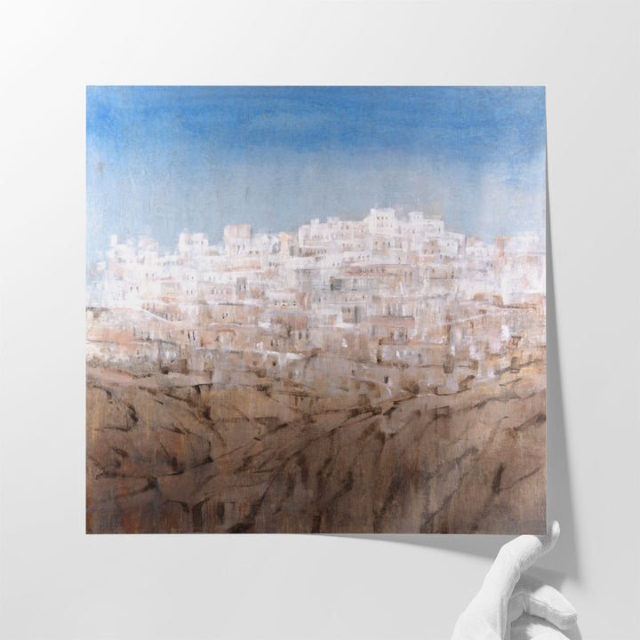 Hilltop Village II - Canvas Print Wall Art