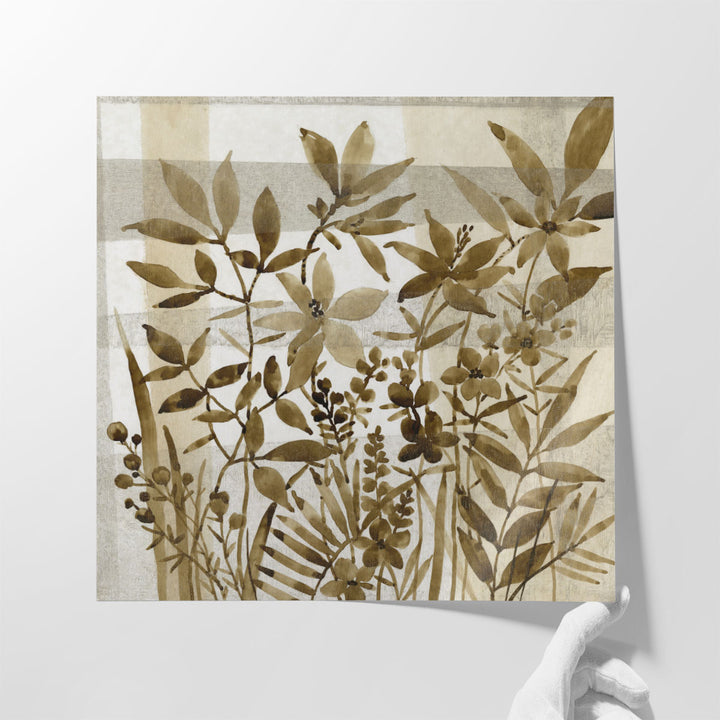 Neutral Garden II - Canvas Print Wall Art