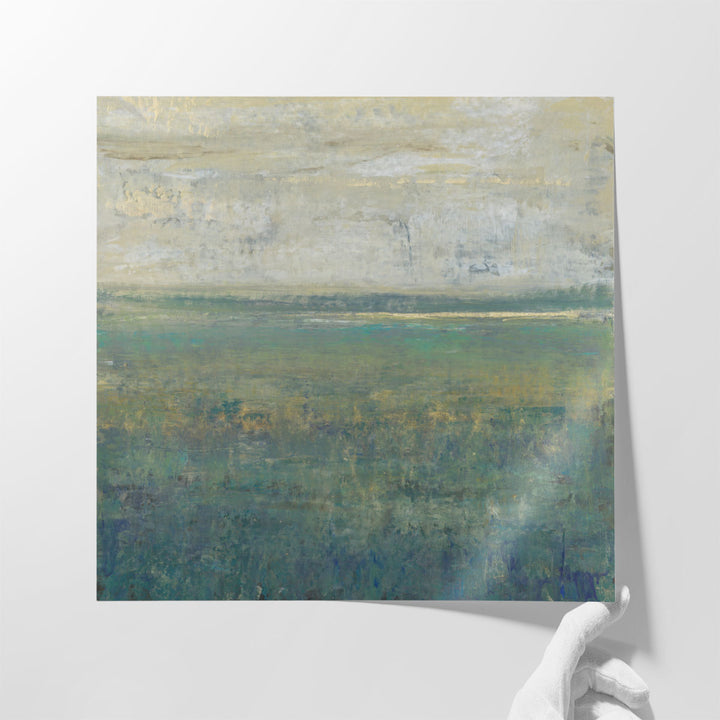 Sage Terrain I - Canvas Print Wall Art