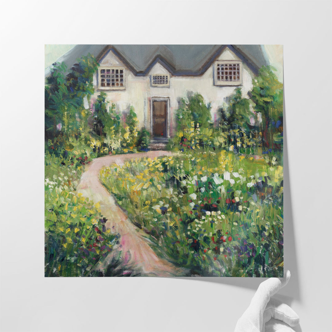 Garden Cottage I - Canvas Print Wall Art