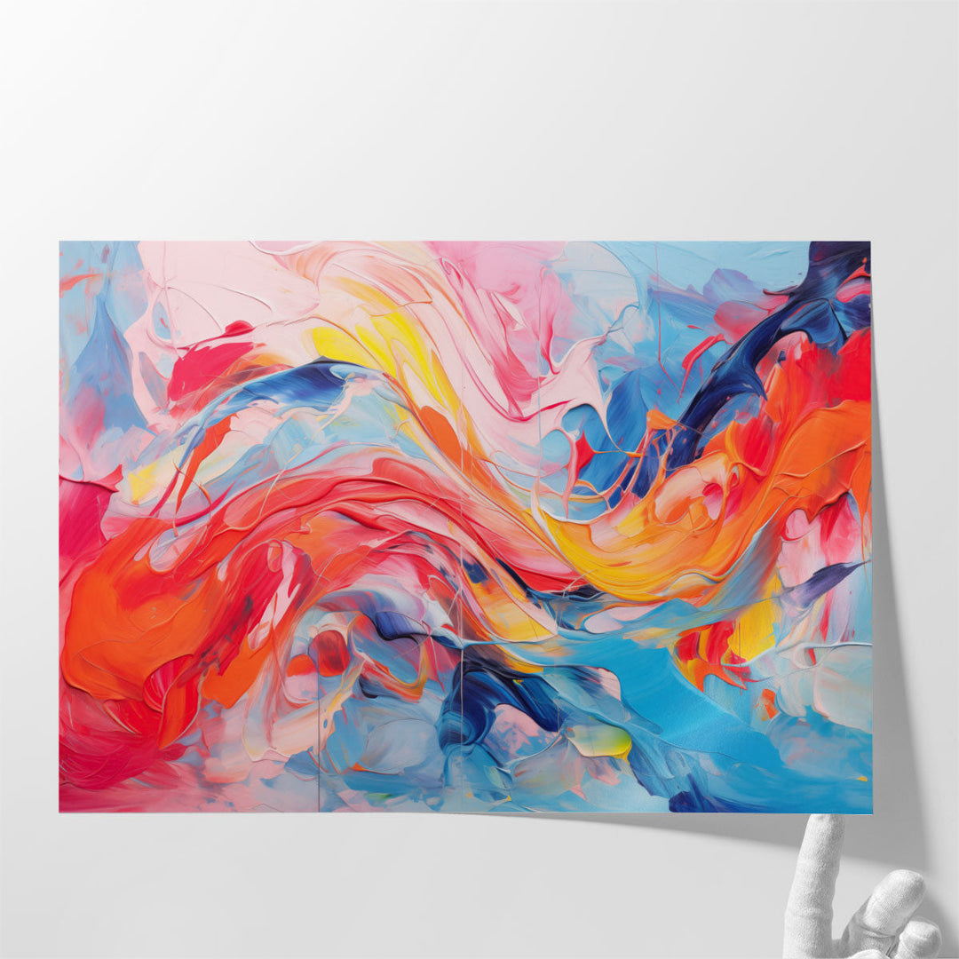 Color Frenzy Fun - Canvas Print Wall Art