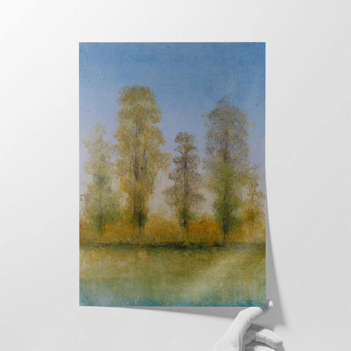 Gilded Trees II - Canvas Print Wall Art