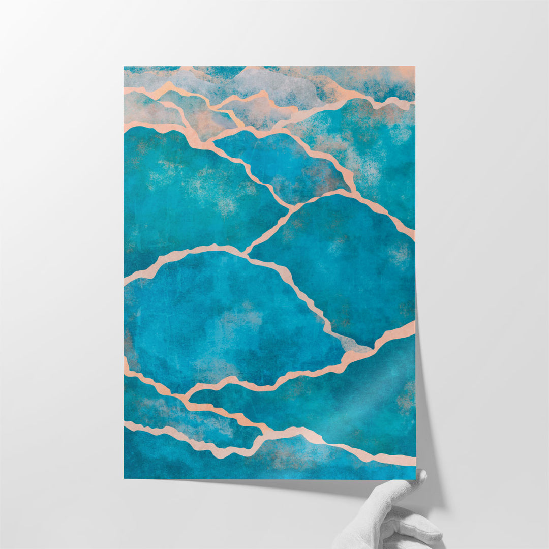 Abstract Seascape - Canvas Print Wall Art