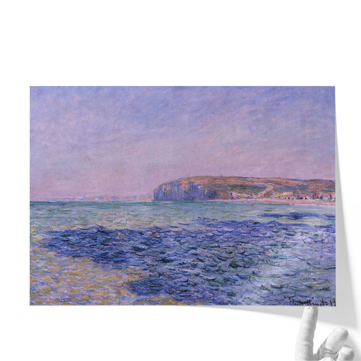 Shadows on the Sea, The Cliffs at Pourville, 1882 - Canvas Print Wall Art