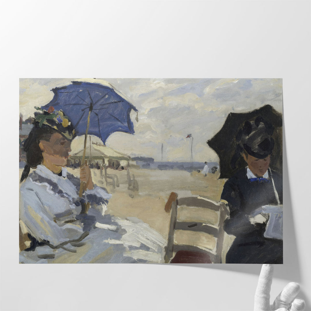 The Beach at Trouville, 1870 - Canvas Print Wall Art