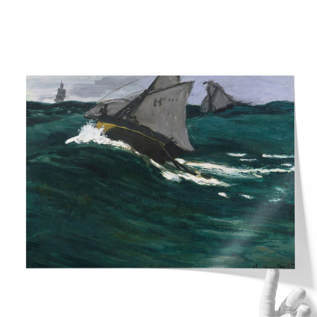 The Green Wave, 1866–1867 - Canvas Print Wall Art