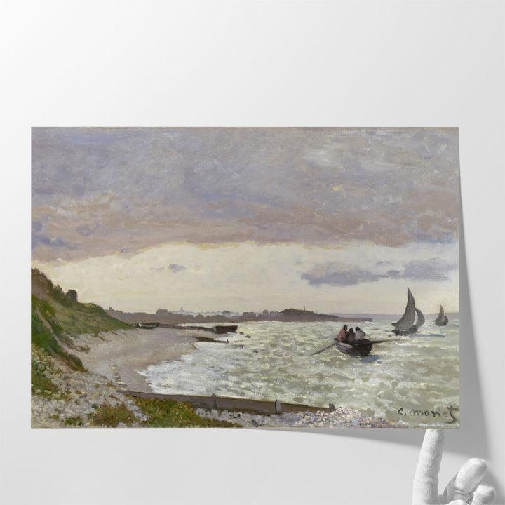 The Seashore at Sainte-Adresse, 1864 - Canvas Print Wall Art