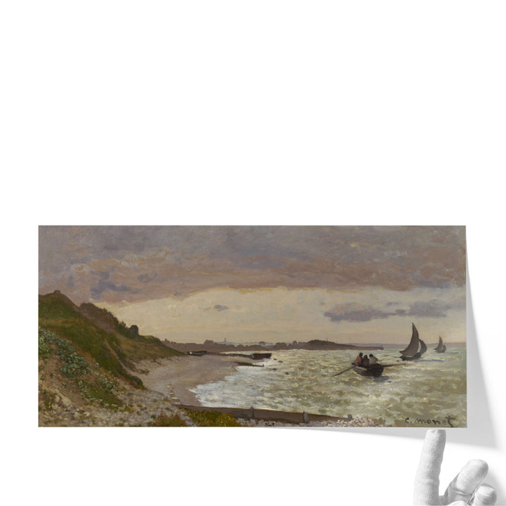 The Seashore at Sainte-Adresse, 1864 - Canvas Print Wall Art