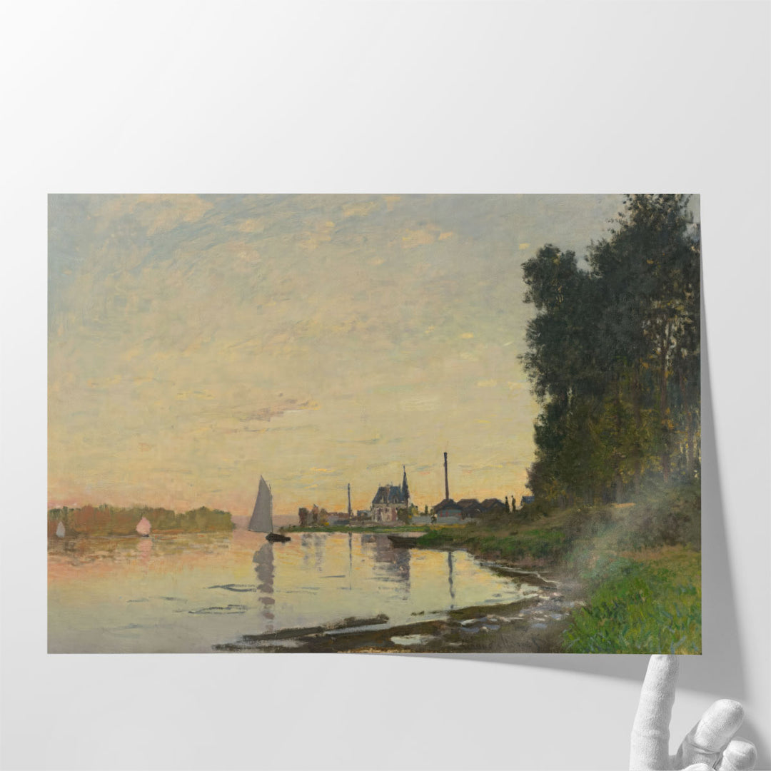 Argenteuil, Late Afternoon, 1872 - Canvas Print Wall Art