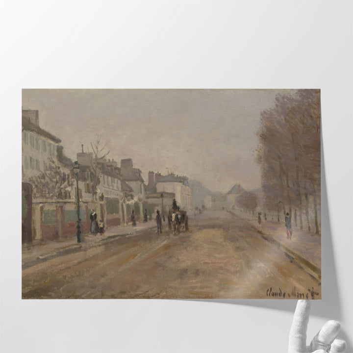 Boulevard Heloise, Argenteuil, 1872 - Canvas Print Wall Art