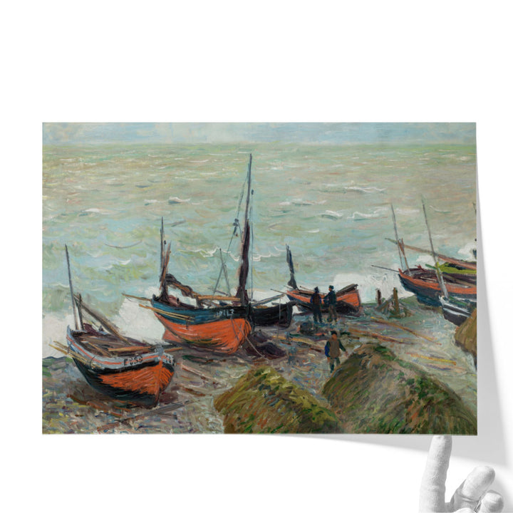 Fishing Boats, 1883 - Canvas Print Wall Art