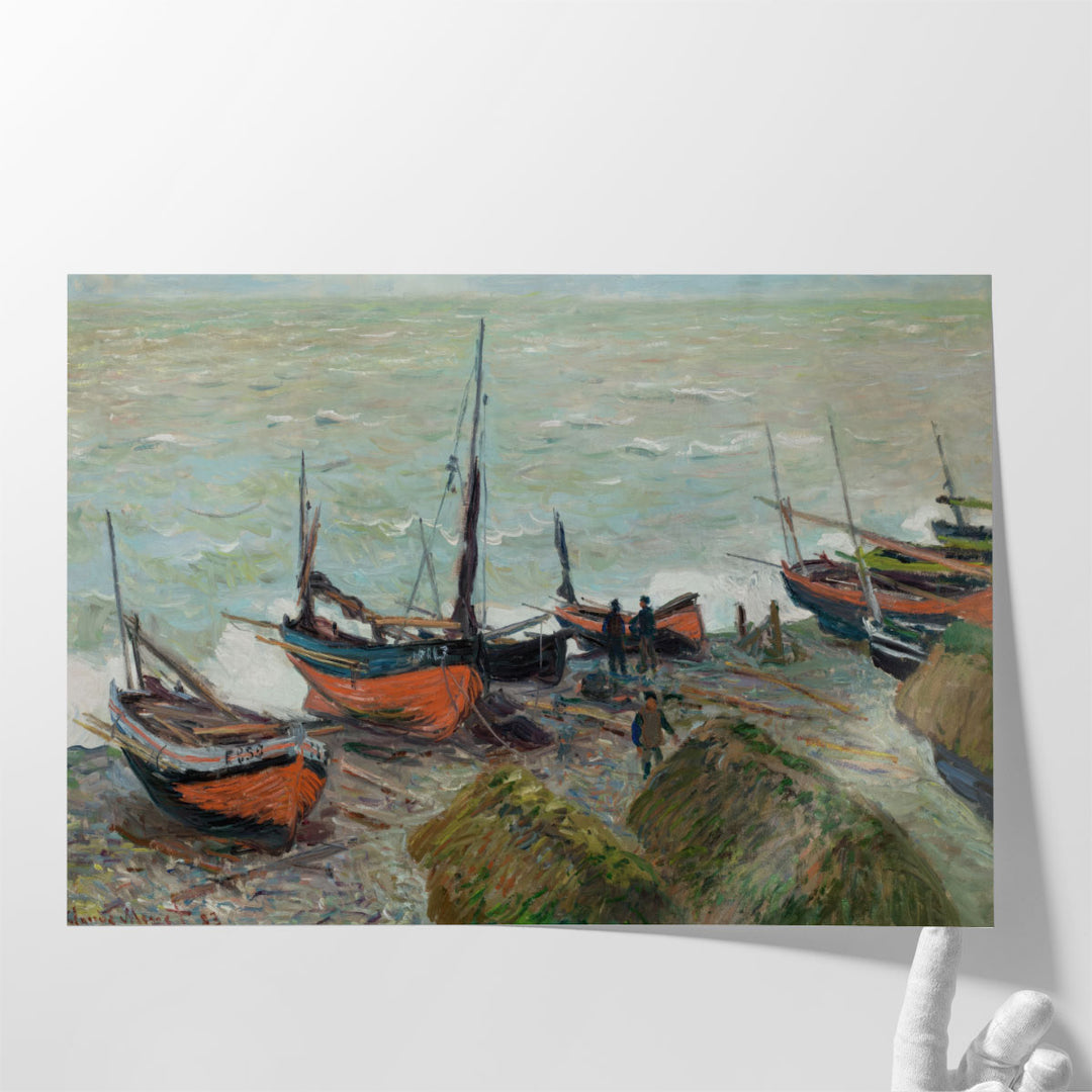 Fishing Boats, 1883 - Canvas Print Wall Art