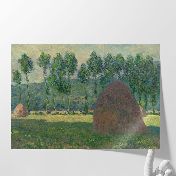 Haystack near Giverny, 1884 - Canvas Print Wall Art