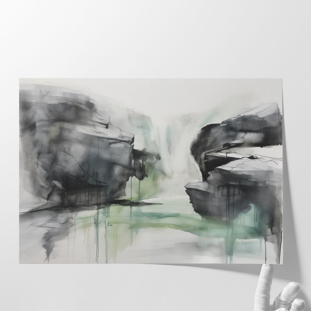 Dramatic Cliffs - Canvas Print Wall Art