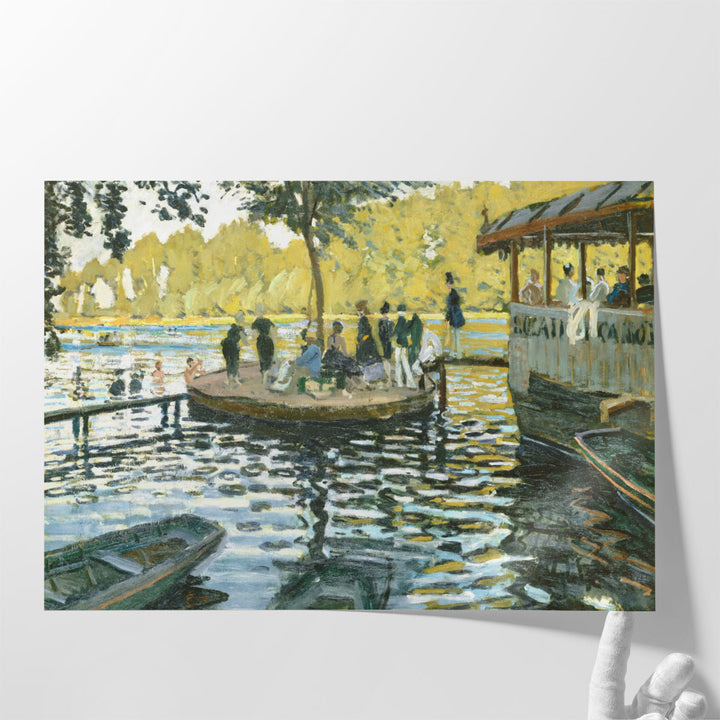 La Grenouillere, 1869 - Canvas Print Wall Art