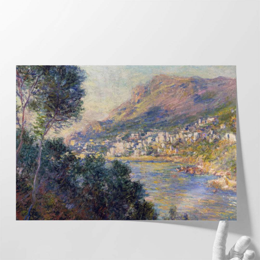 Monte Carlo Seen from Roquebrune - Canvas Print Wall Art