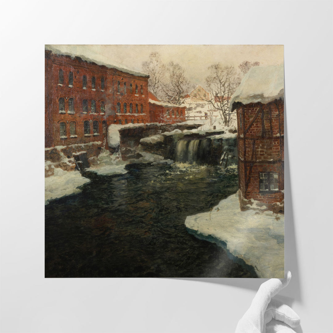 Mill Scene - Canvas Print Wall Art