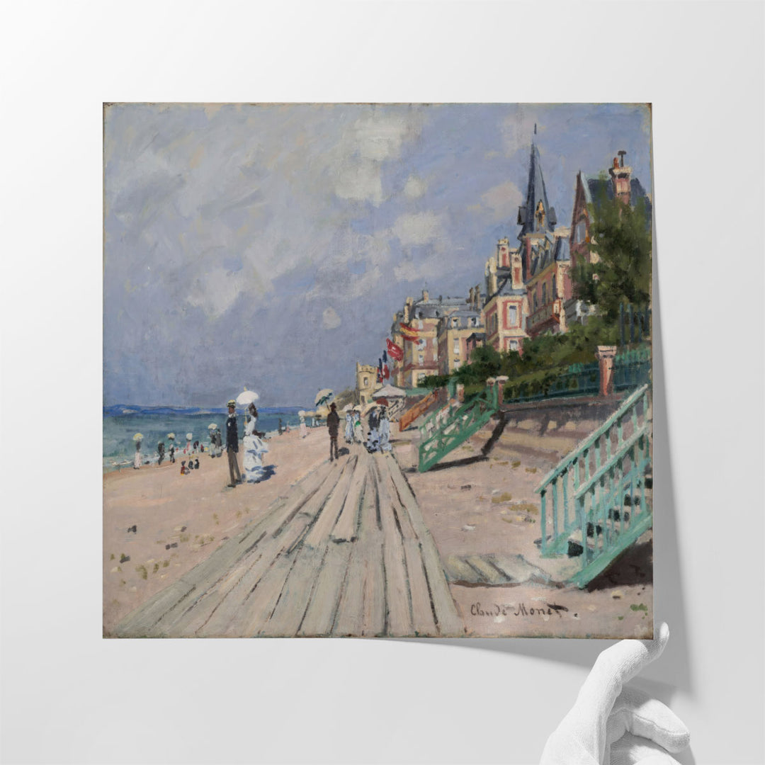 The Beach at Trouville, 1948 - Canvas Print Wall Art