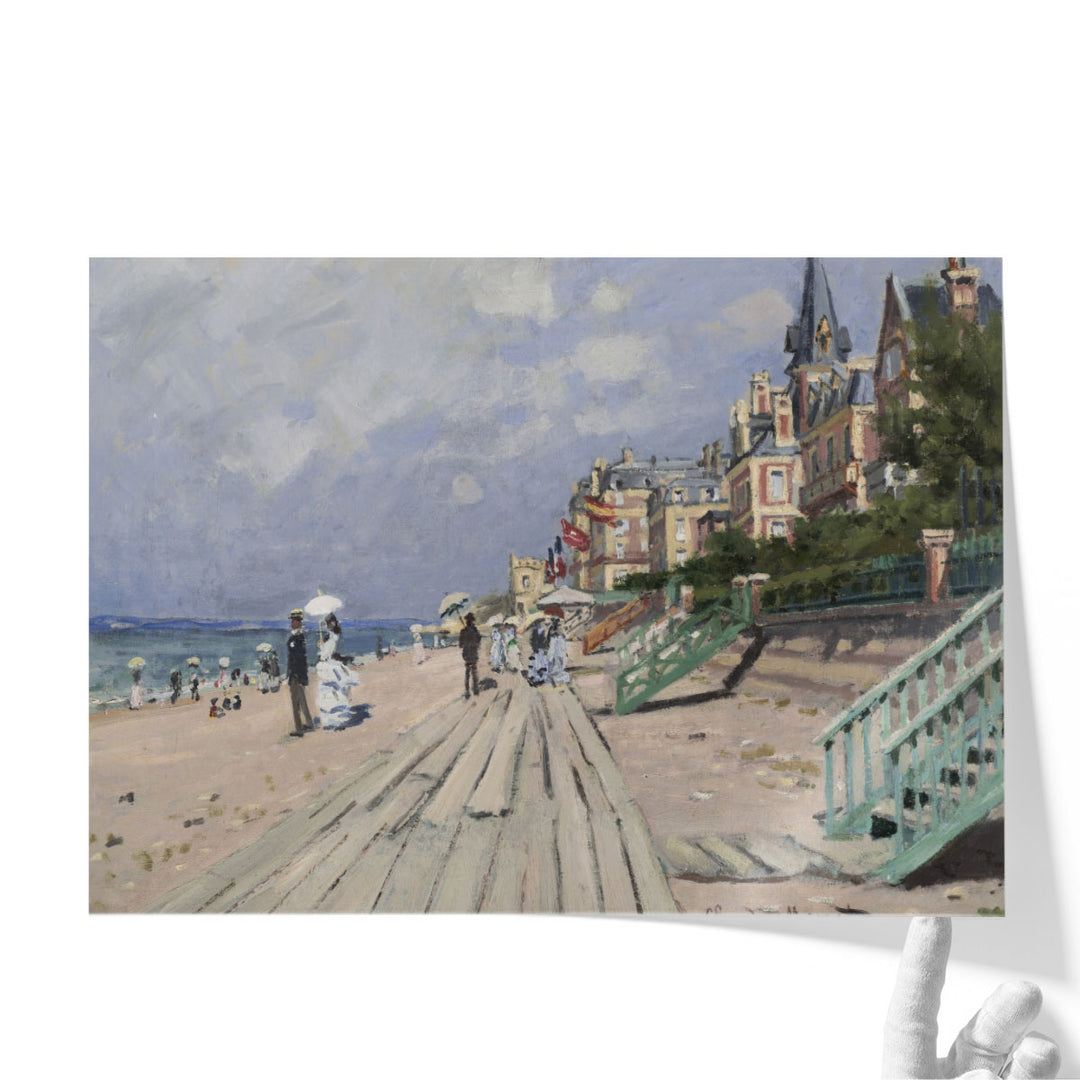 The Beach at Trouville, 1948 - Canvas Print Wall Art