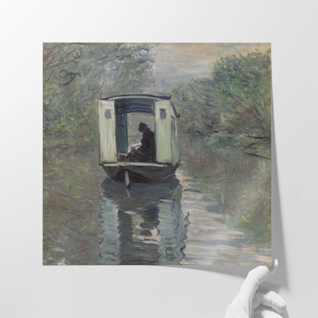 The Studio Boat, 1876 - Canvas Print Wall Art