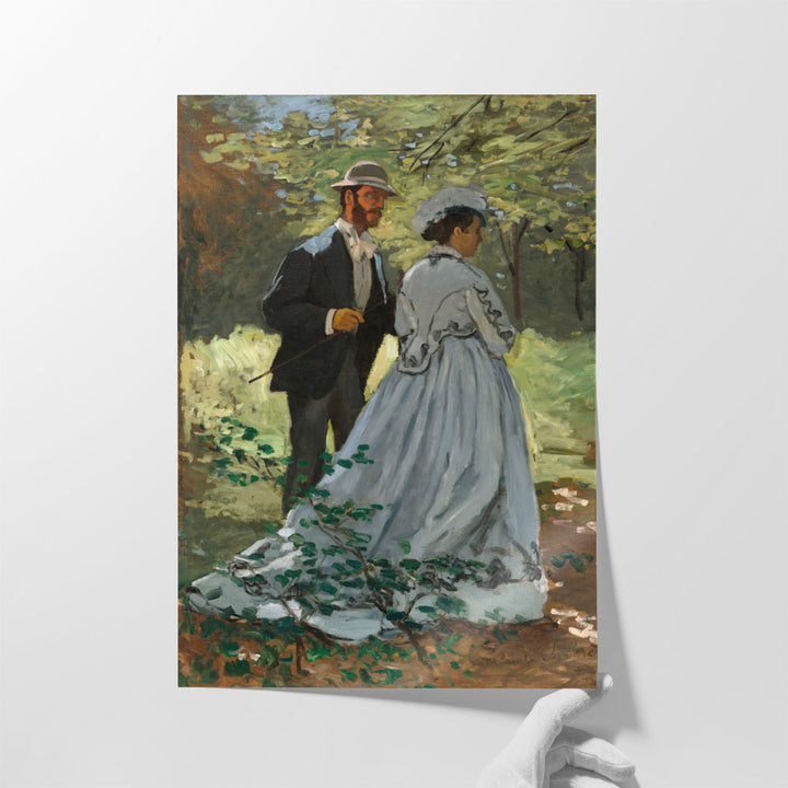 Bazille and Camille, 1865 - Canvas Print Wall Art