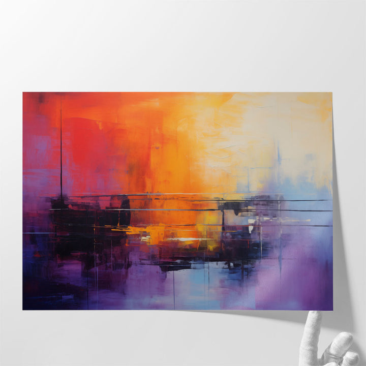 Factory Lightscape - Canvas Print Wall Art