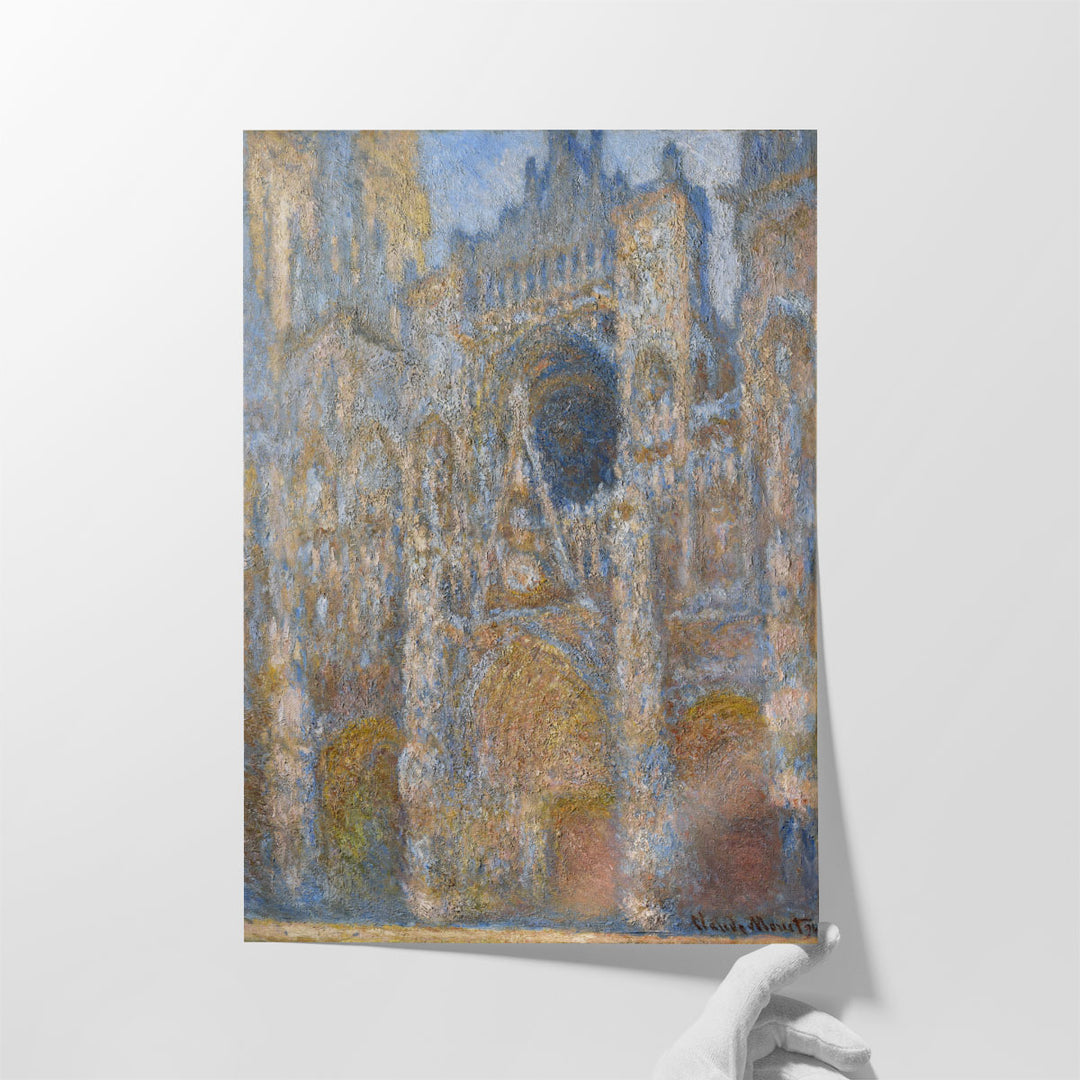 Rouen Cathedral, the Facade in Sunlight, 1892–1894 - Canvas Print Wall Art