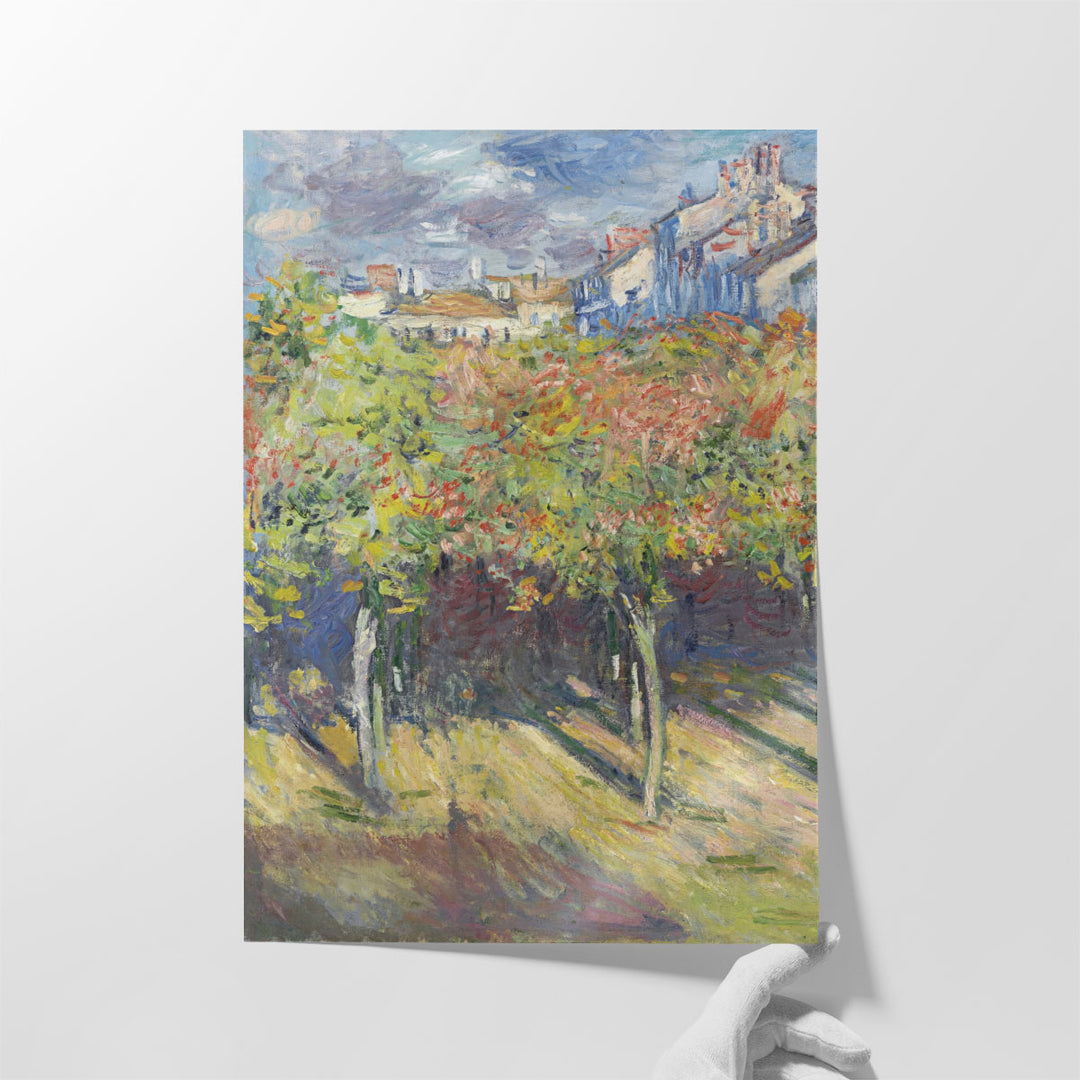 The course of July 14 seen from Claude Monet's House - Canvas Print Wall Art