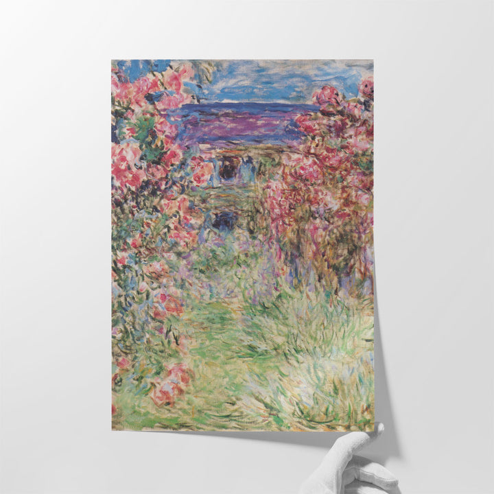 The House among the Roses, 1925 - Canvas Print Wall Art