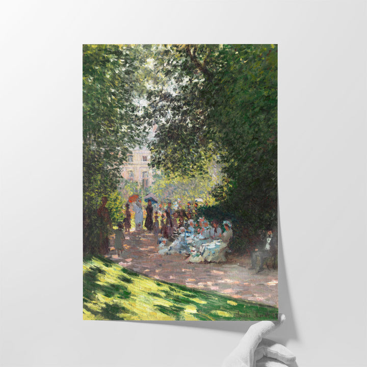 The Parc Monceau, 1878 - Canvas Print Wall Art