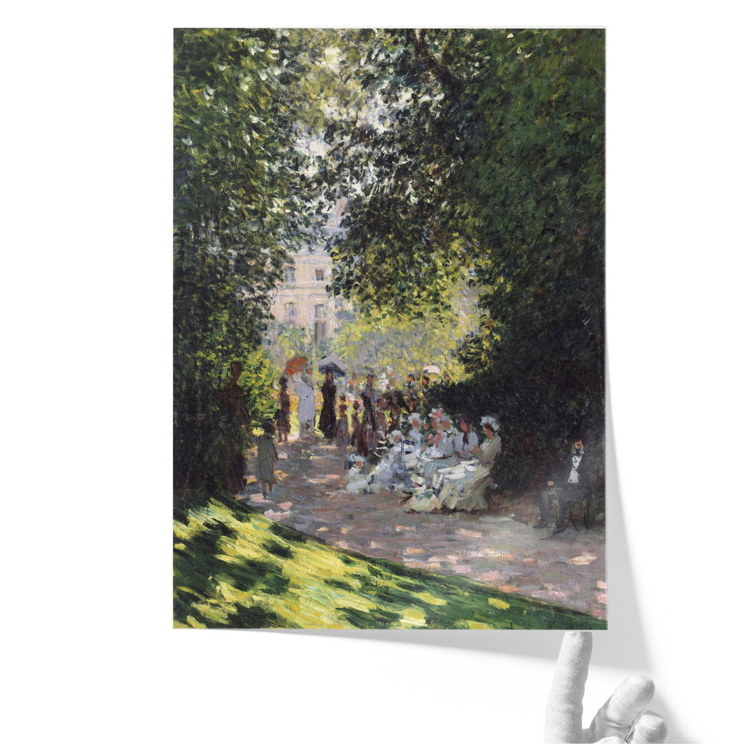 The Parc Monceau, 1878 - Canvas Print Wall Art