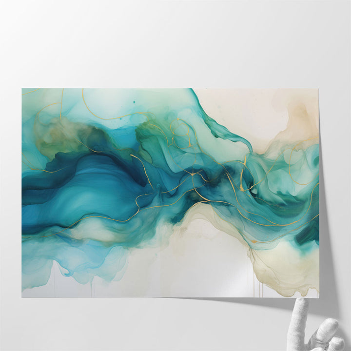 Fluid Currents - Canvas Print Wall Art