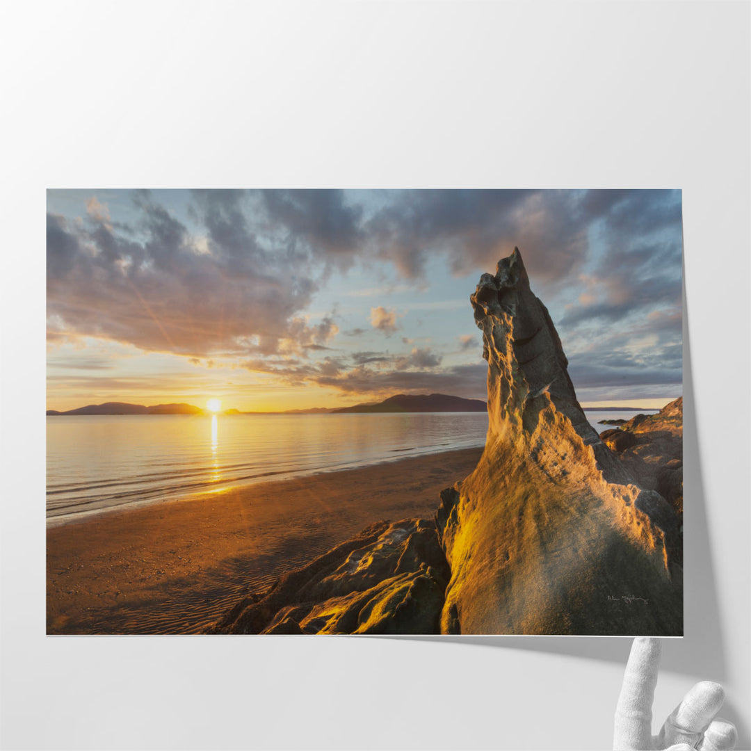 Samish Bay Sunset I - Canvas Print Wall Art