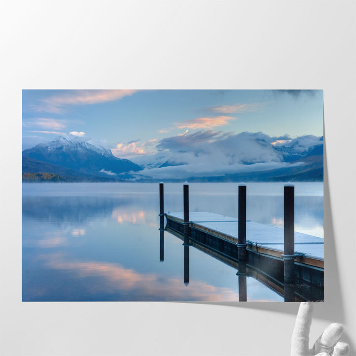 Lake McDonald Dock - Canvas Print Wall Art