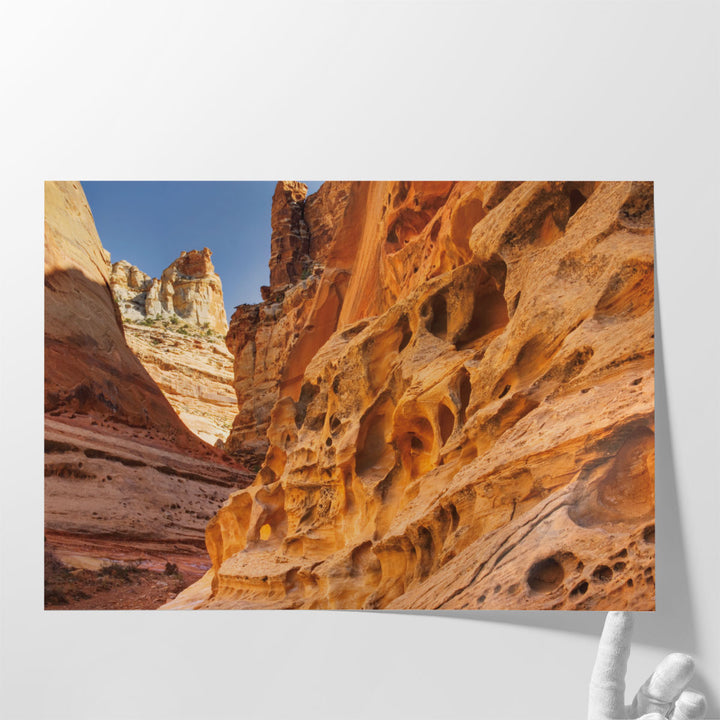 Crack Canyon I - Canvas Print Wall Art