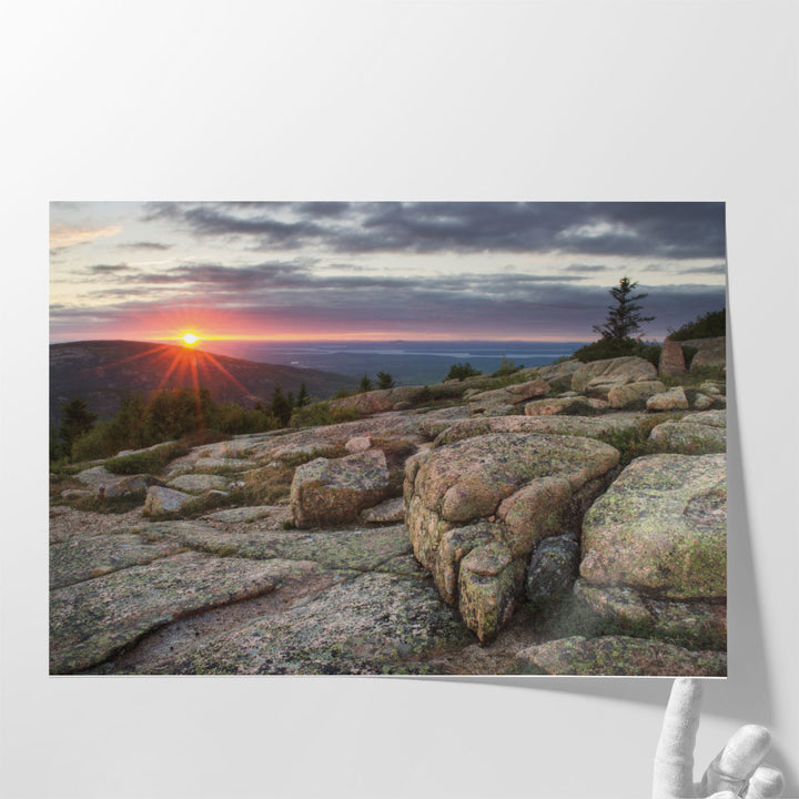 Acadia National Park Sunset - Canvas Print Wall Art