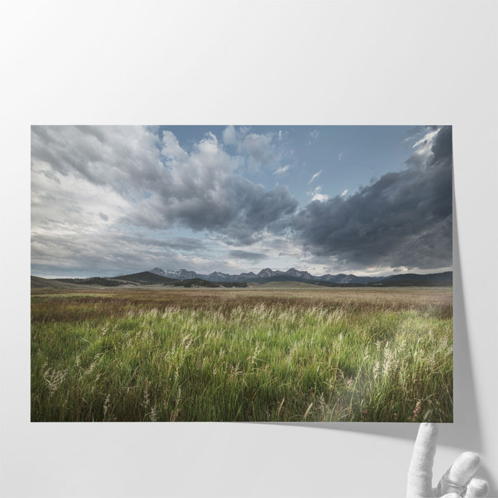 Sawtooth Mountains Idaho - Canvas Print Wall Art