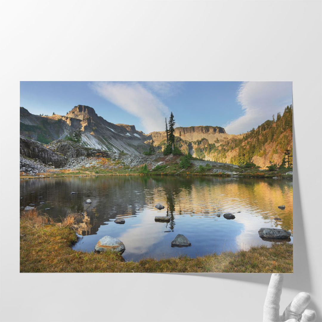 Heather Meadows in Autumn - Canvas Print Wall Art