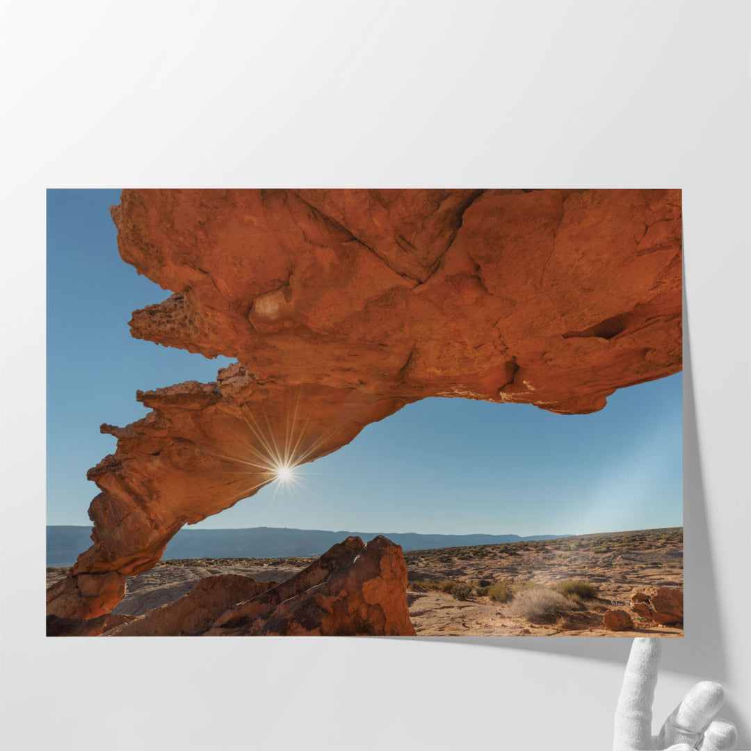 Sunset Arch Grand Staircase Escalante National Monument - Canvas Print Wall Art