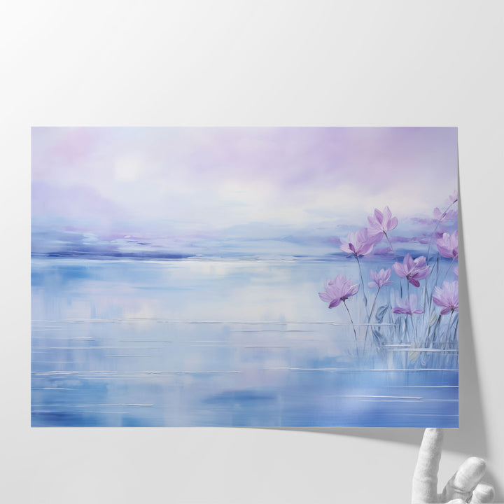 Misty Blossoms - Canvas Print Wall Art