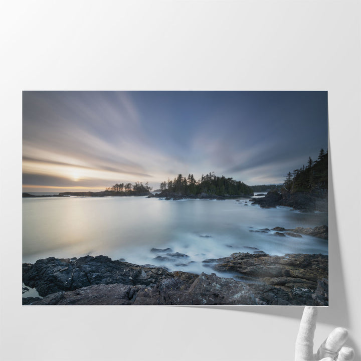 Sunset on Vancouver Island - Canvas Print Wall Art