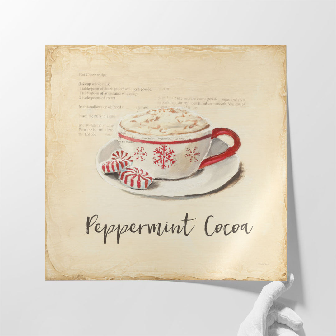 Cest Bon Bon Peppermint - Canvas Print Wall Art