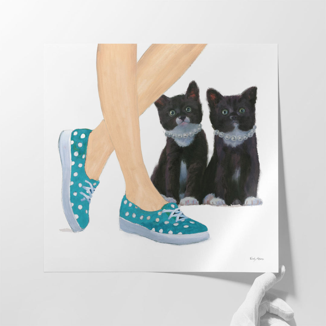 Cutie Kitties III - Canvas Print Wall Art